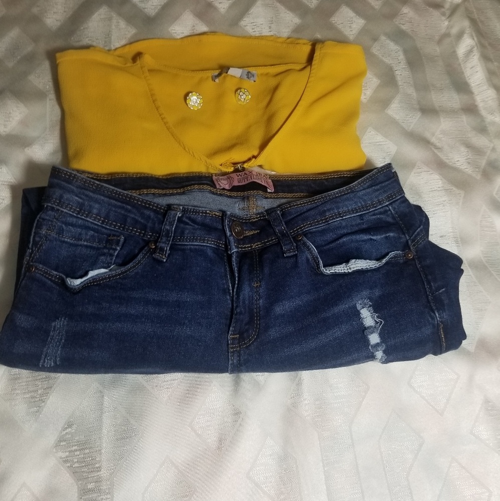 Wax jean lift butt.